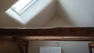 gestrichener Lehm-Feinputz